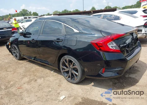 2021 Honda Civic Sport из США, поврежденный, VIN 2HGFC2F8XMH527881